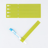 Бирка-петелька 20х162 зелёный лайм. Миниатюра № 71129 Миниатюра файла birka-petelka-20x162-lime-ksmark-ru-08 № 71129